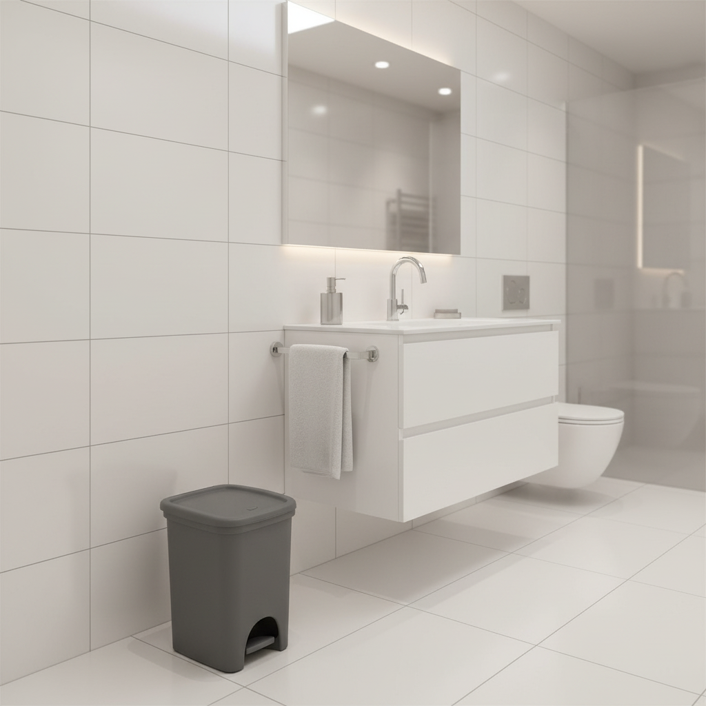 Bidone in bagno