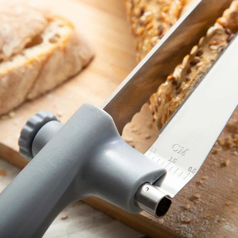 Coltello Pane Kutway Guida Regolabile Acciaio Inox InnovaG