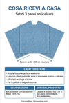 Brochure dei 3 panni anticalcare senza marca KeyClean