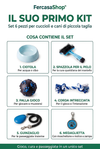 Brochure Il suo primo kit con medaglietta e sei accessori