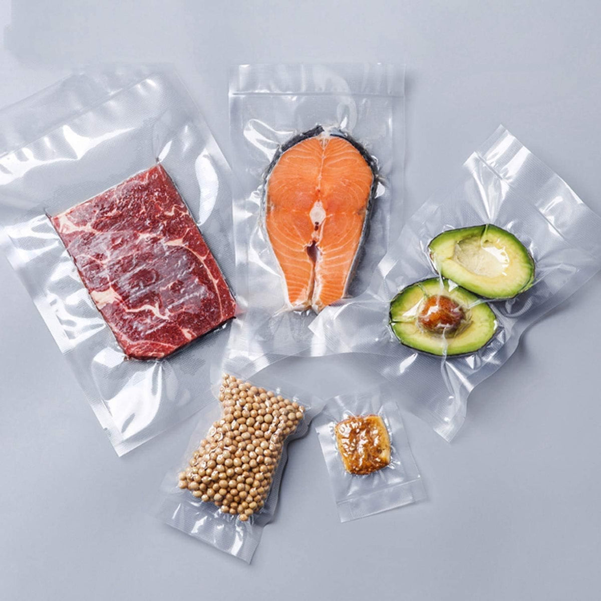 buste goffrate per sottovuoto alimenti varie misure
