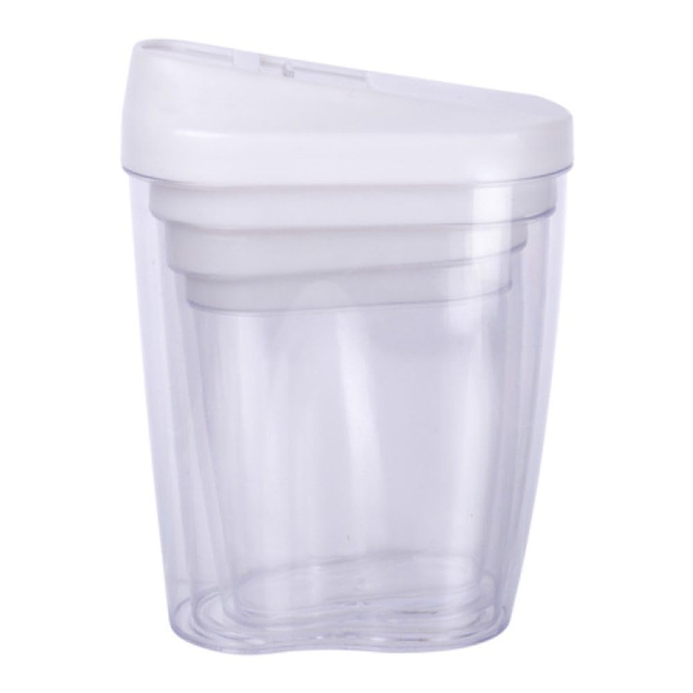 Set of 4 containers with dispenser from Alpina, white, black, grey