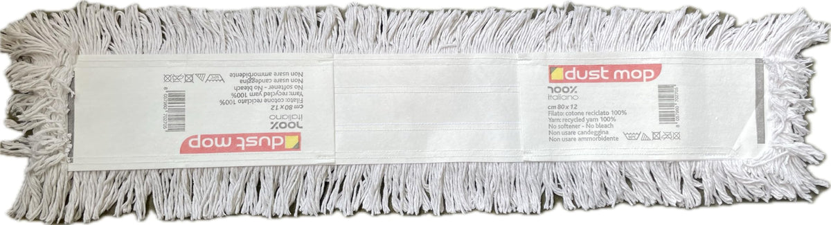 Replacement kit for double-pocket cotton fringe, 80 cm - 4 pieces
