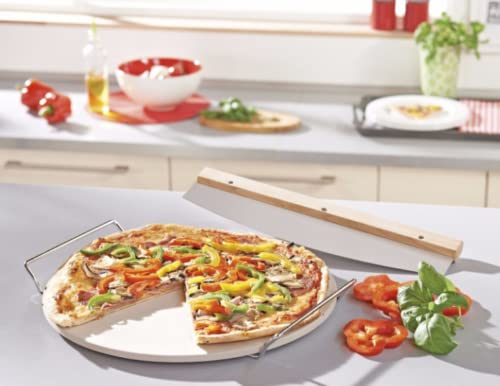 BBQ Collection Baking Stone - Bake Pizza, Bread, Toast, etc. - Deliciously Crispy - ⌀ 33 cm