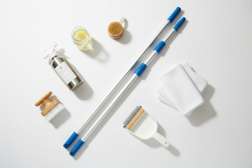 Composizione flat lay premium