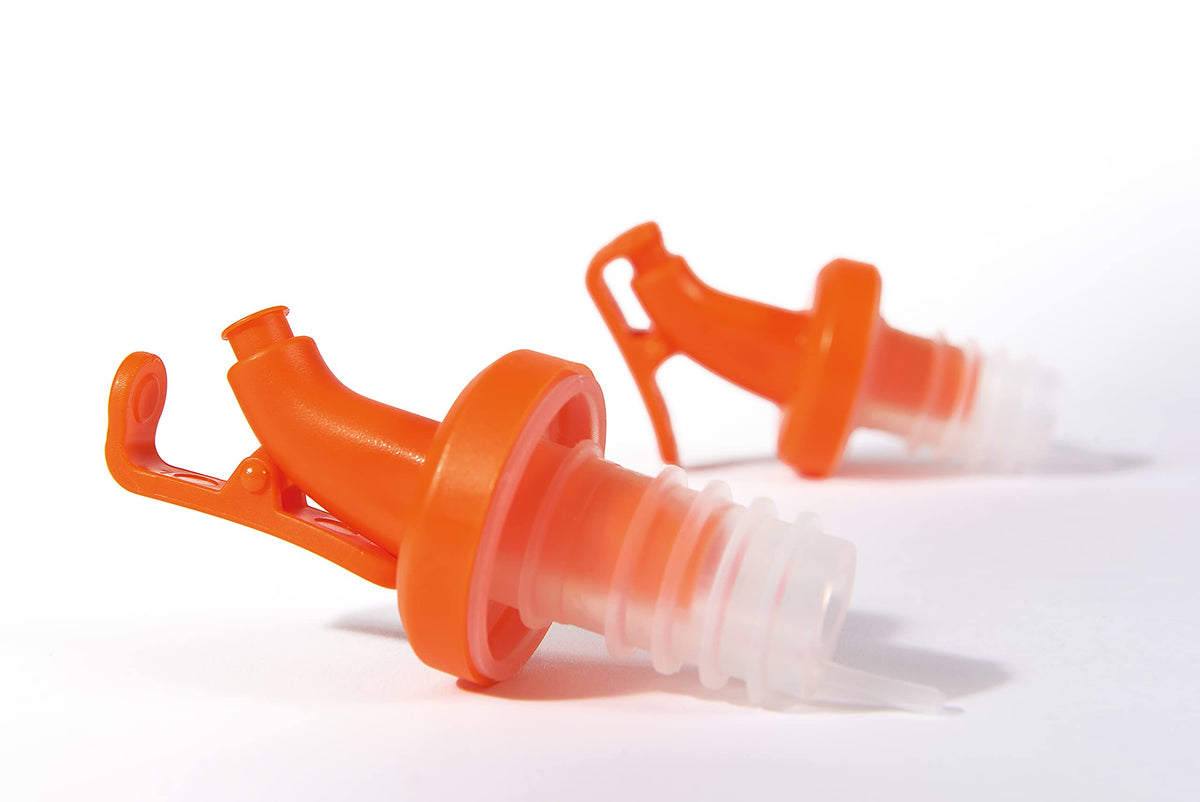 Bouchon anti-goutte pour huile et vinaigre - Ensemble multicolore de 2 pièces