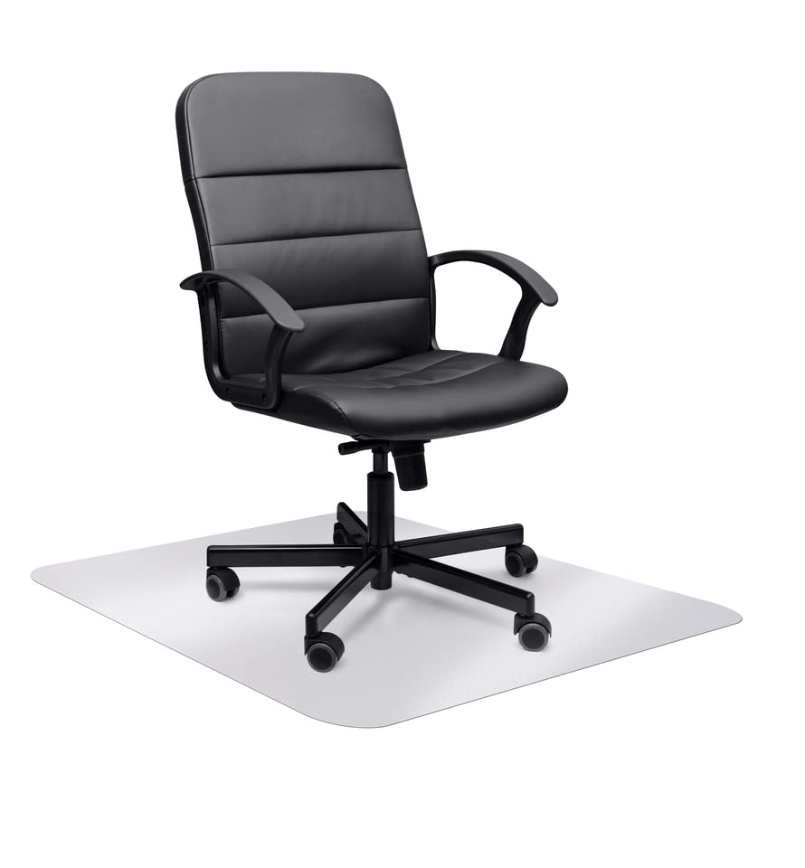 Tappetino Sedia Ufficio 90x90cm Trasparente Alpina