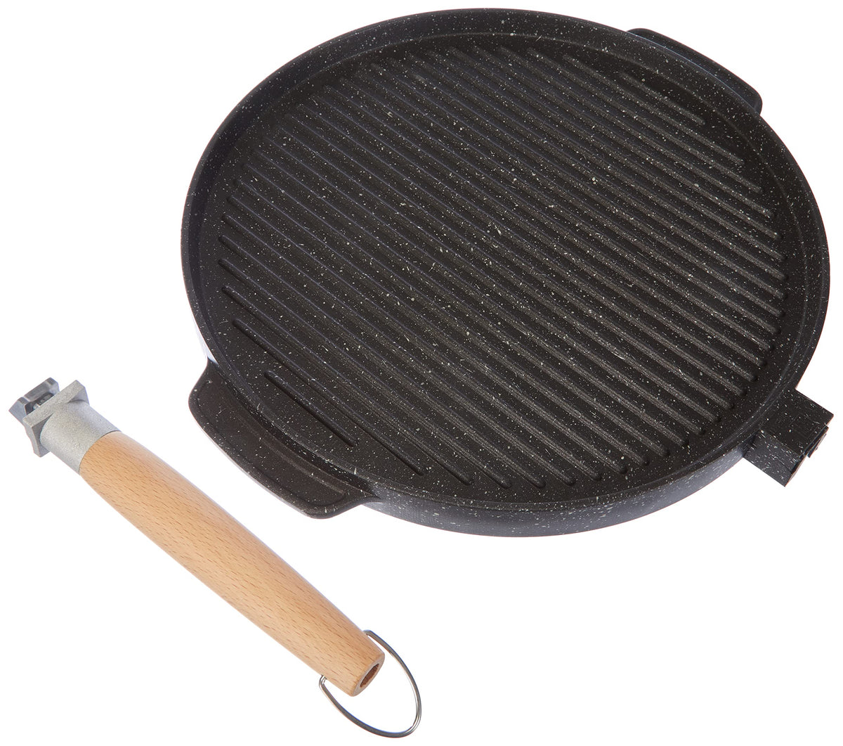 Bistecchiera Doppia 32cm Pietra Antiaderente
