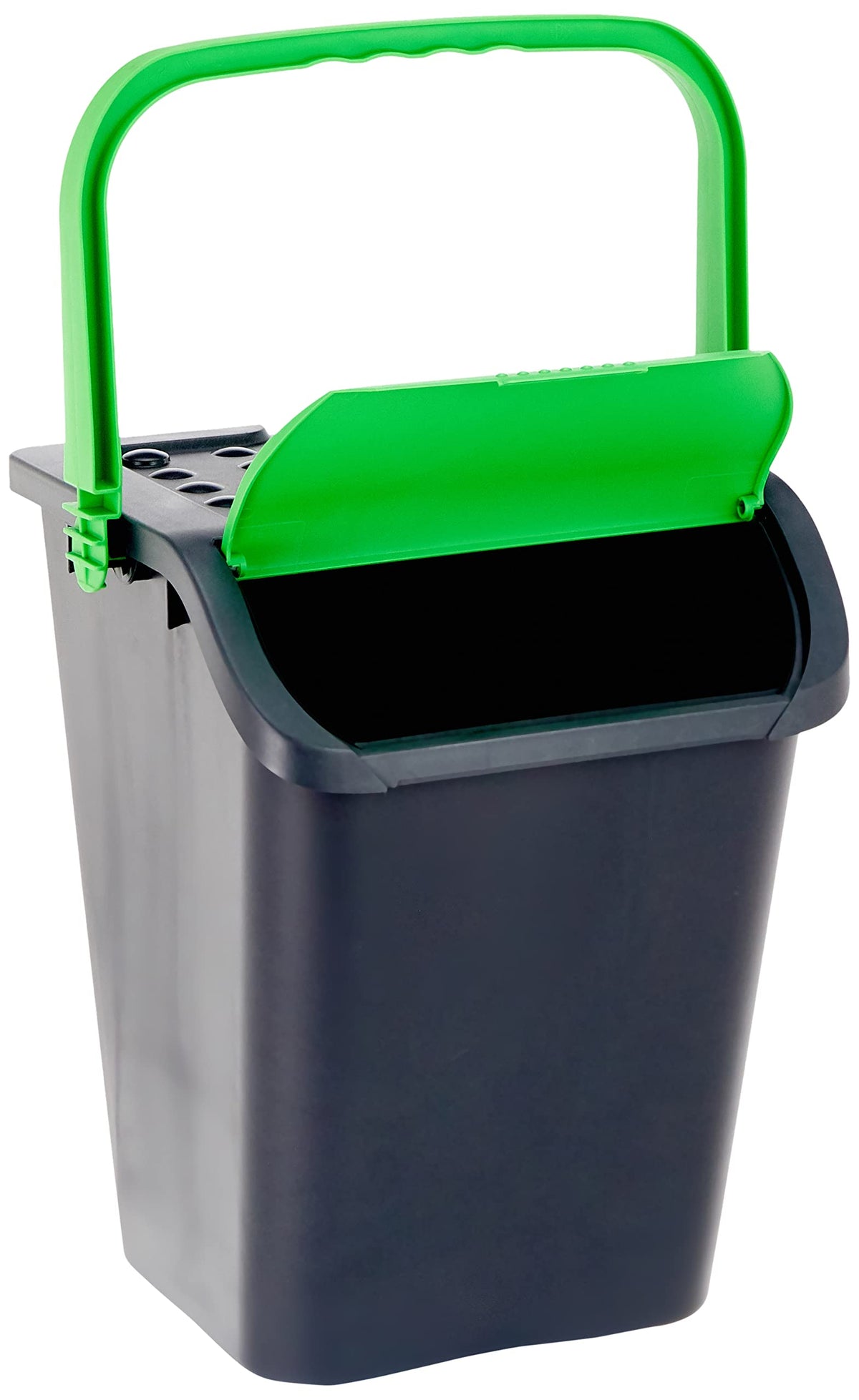 Poubelle Ecoplast 35L - Ouverture type livre - Fabriquée en Italie