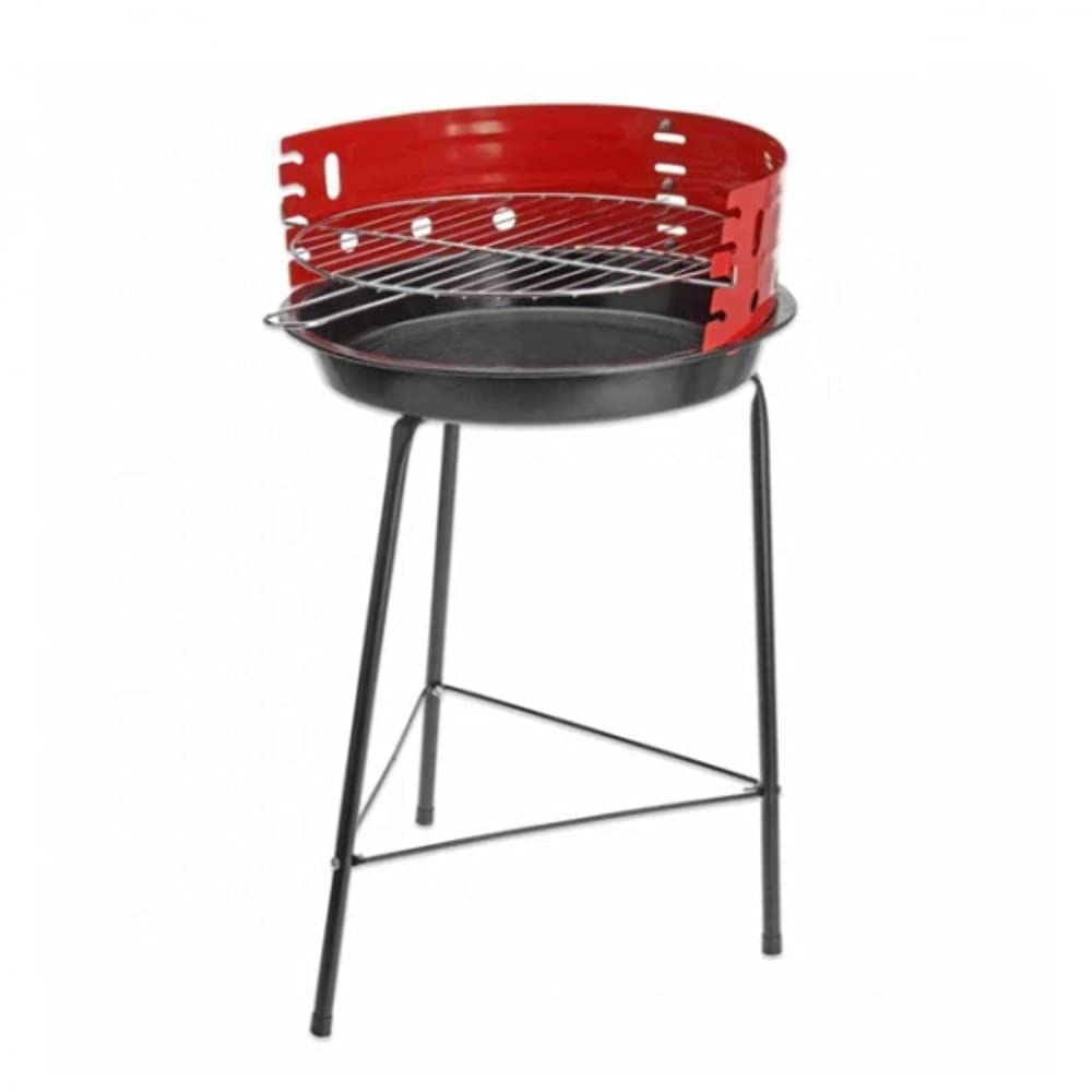 Barbecue a Carbone BBQ Grill Ø 33cm con Paravento