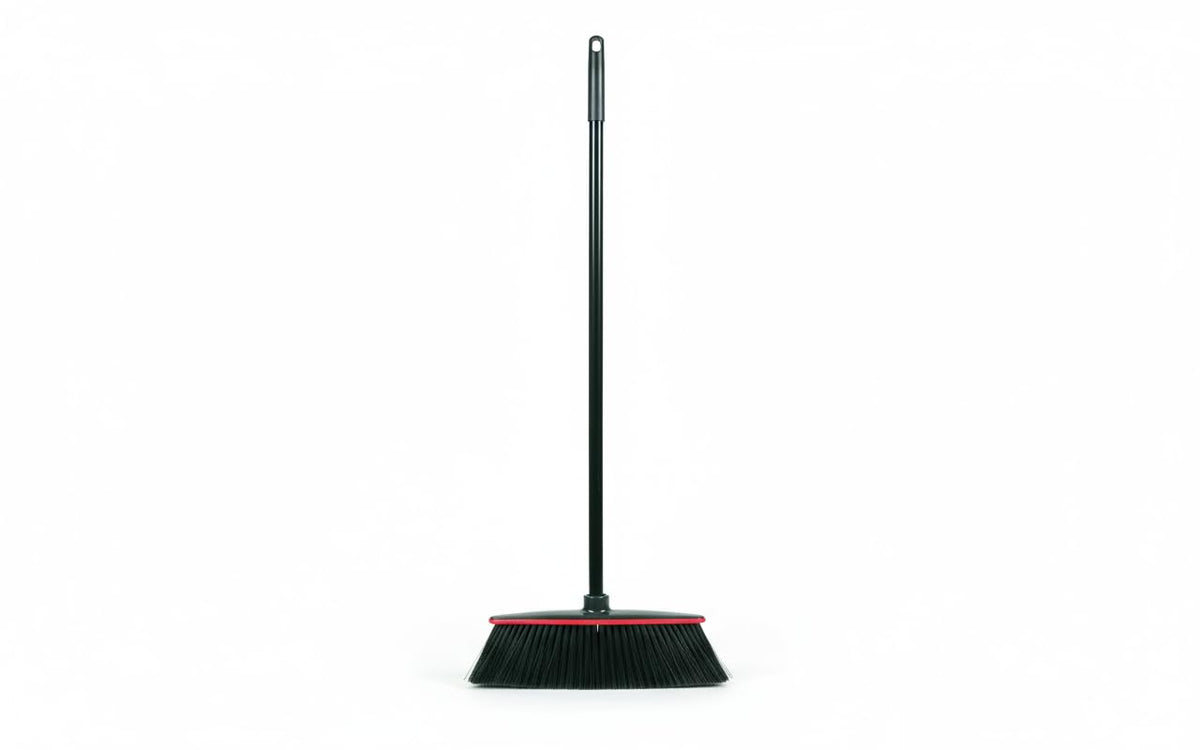 Scopa Professionale con Manico Setole Morbide - Pulizia Pavimenti Delicati