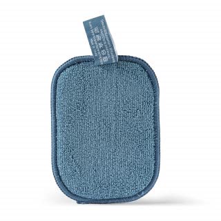 LUSTRINA DOUBLE-SIDED MICROFIBER BATH SPONGE STRONG - DELICATE 2 PACK