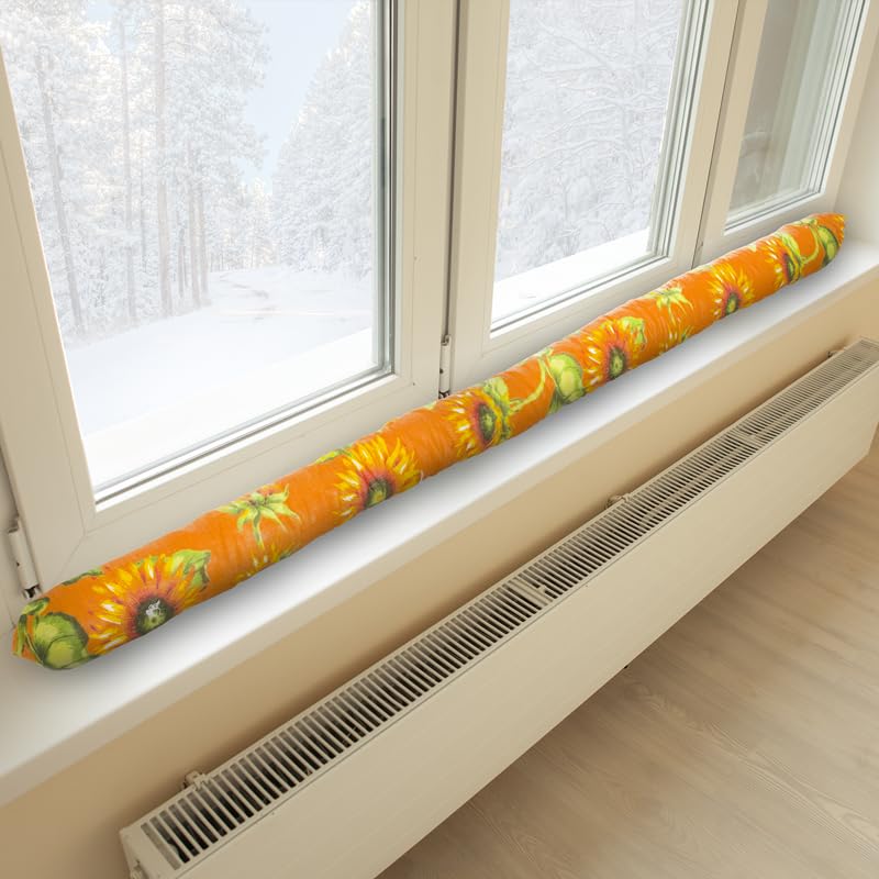 Fabric draft excluders for doors and windows