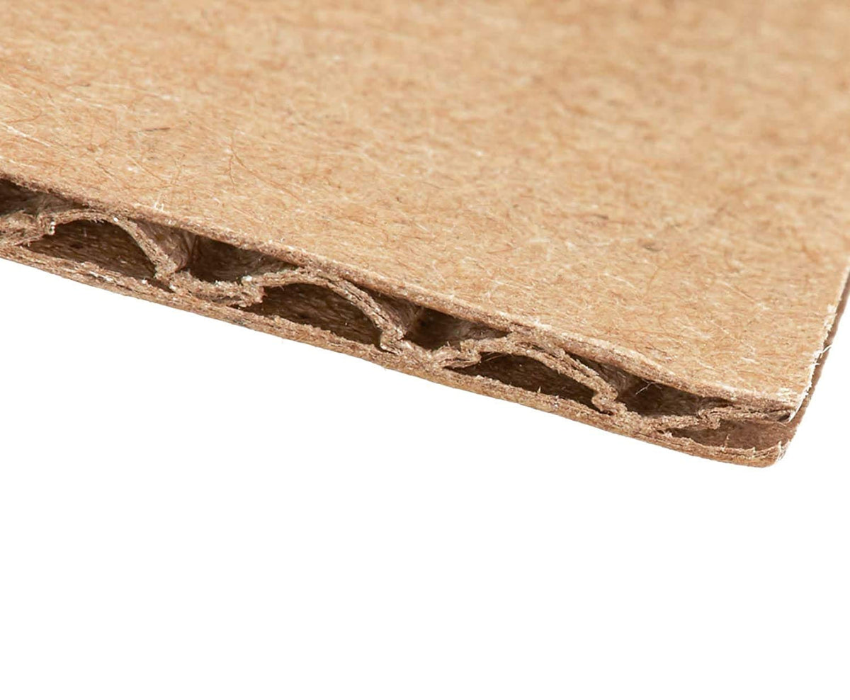 Feuilles de carton ondulé 60x100 cm pour l'expédition et l'emballage.
