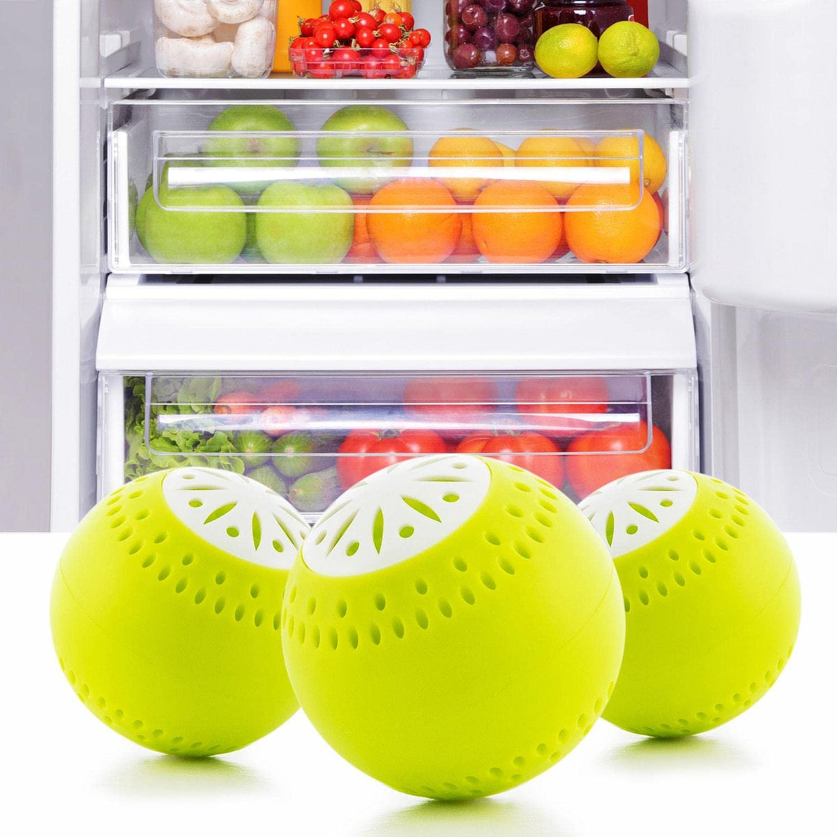 Sfere Ecologiche Frigo 3pz - Prolunga Freschezza x3