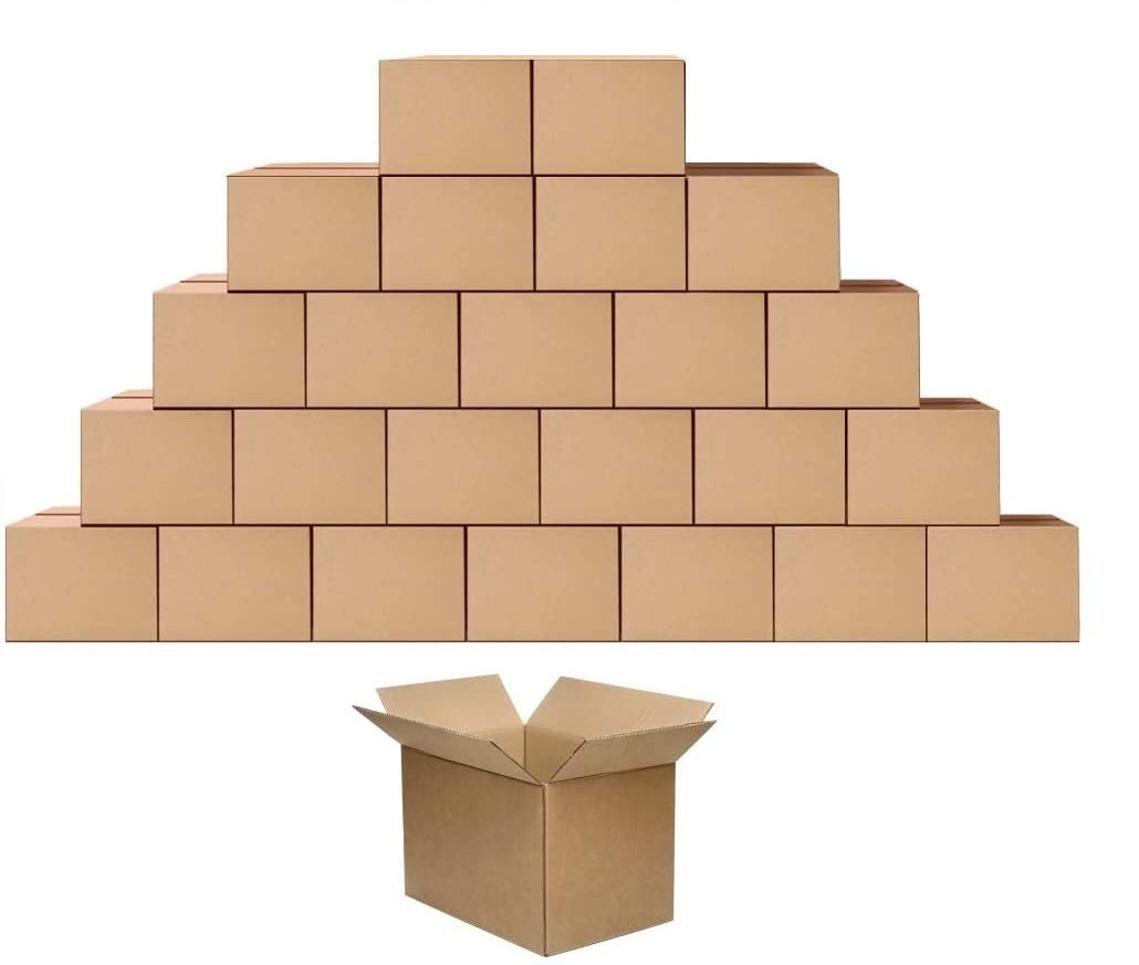 Scatole Cartone Ondulato Trasloco 40x30x30cm - Resistenti Pieghevoli Made in Italy