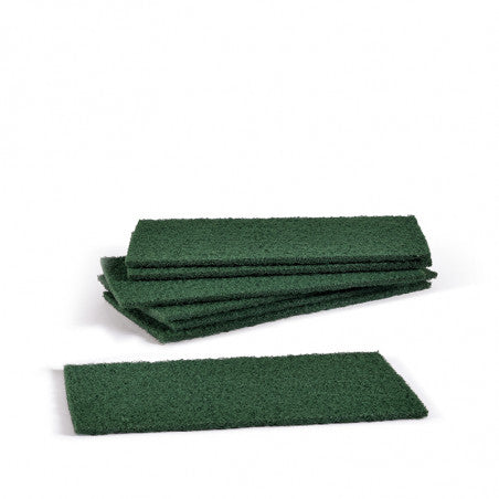 Fibres abrasives vertes professionnelles XXL - Lot de 24 pièces 15 x 30 cm pour le nettoyage de la cuisine