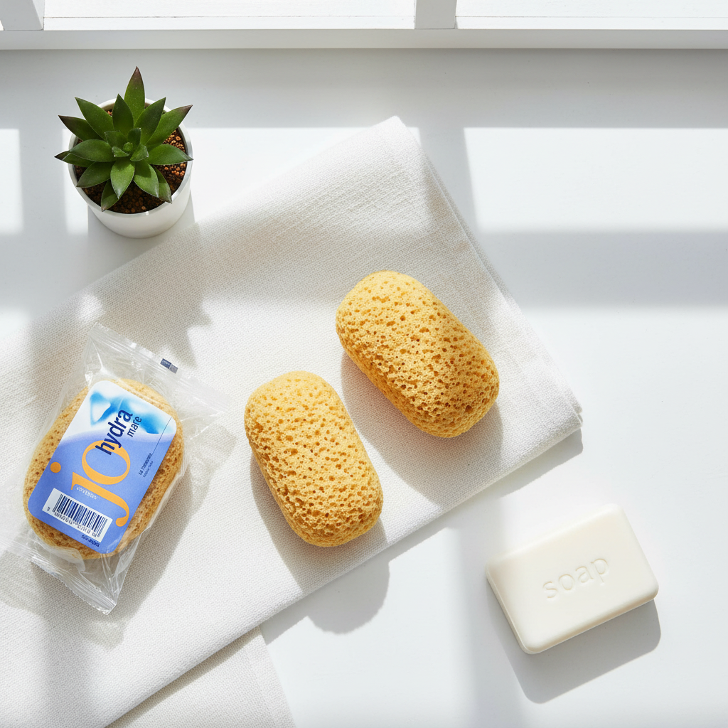 Flat lay spugne