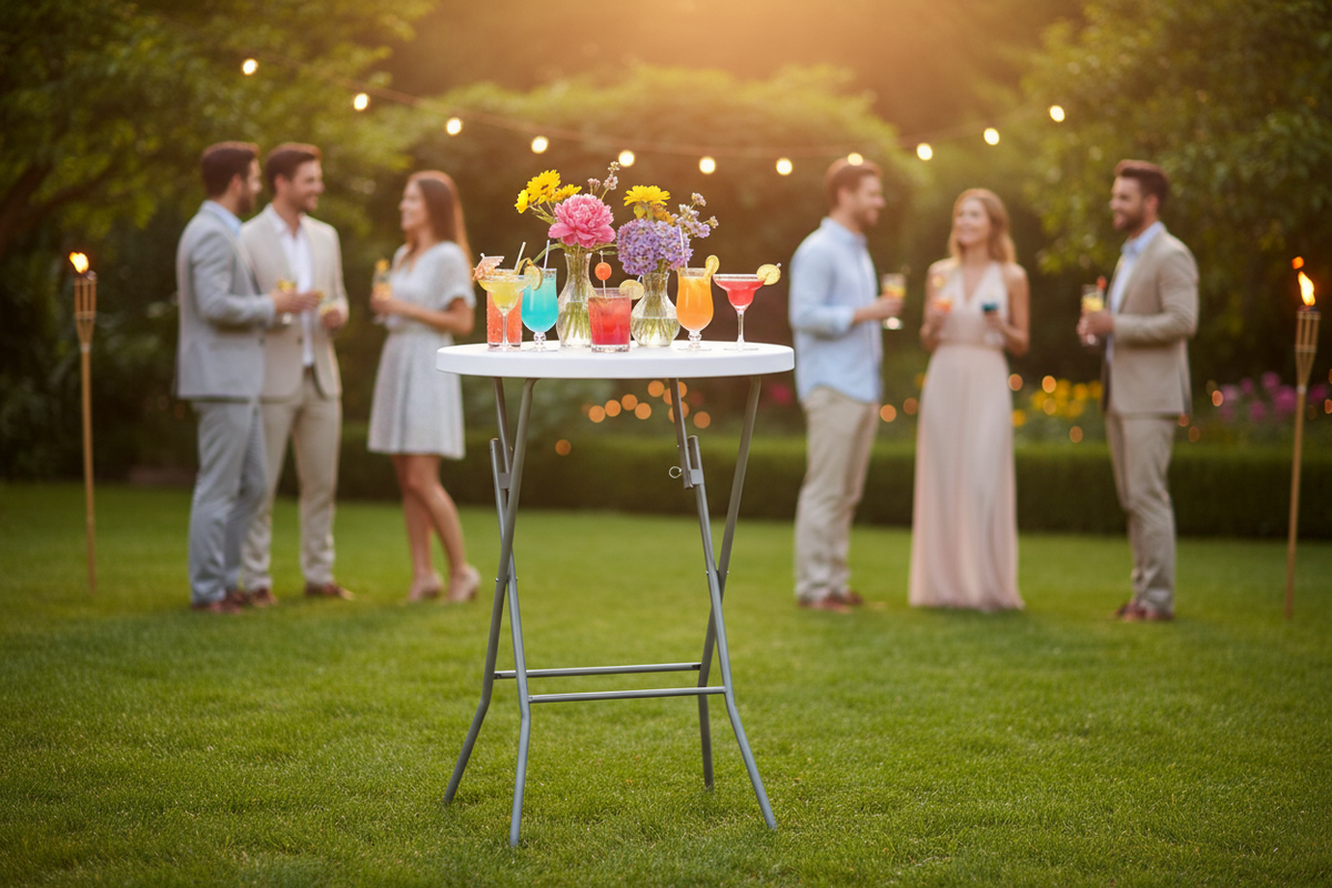 Garden party con cocktail