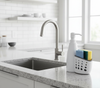 Set Lavello Cucina con Scolaposate Gaia Plus, Dispenser e 4 o 12 Spugne Super Strong
