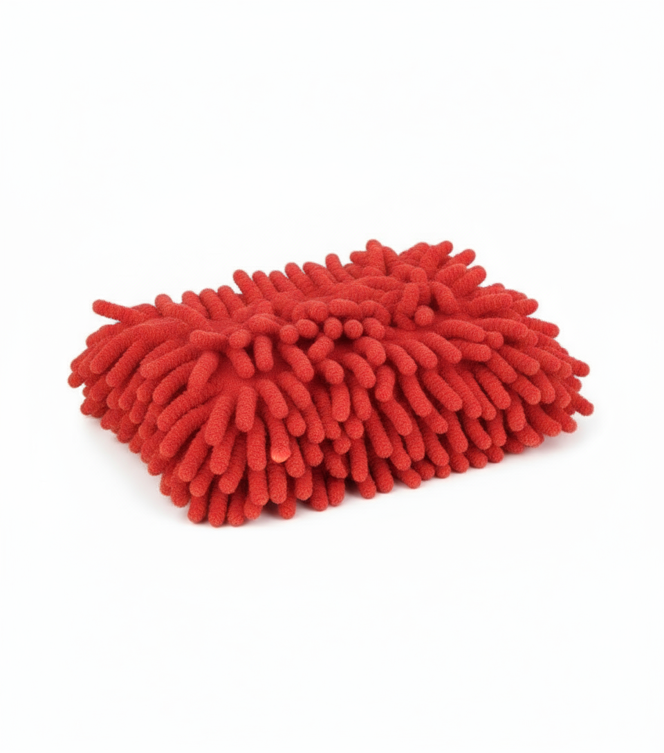 Éponge multifonction Reo double face en microfibre chenille 12 x 15 cm