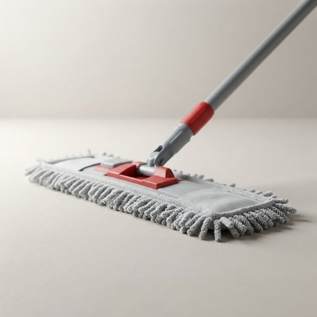 Scopa Mop Microfibra Manico Telescopico 88-130cm Lavabile