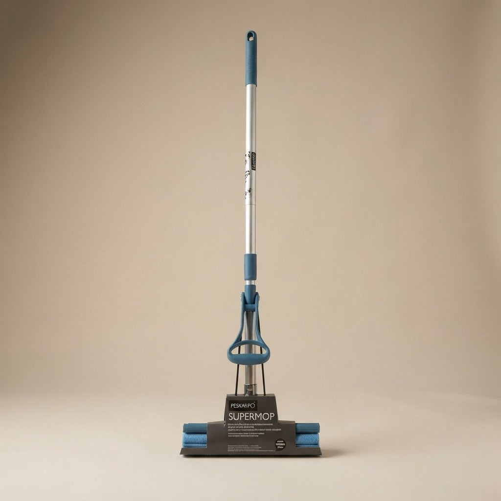 Supermop Spazzettone Lavapavimenti Manico Telescopico 130cm