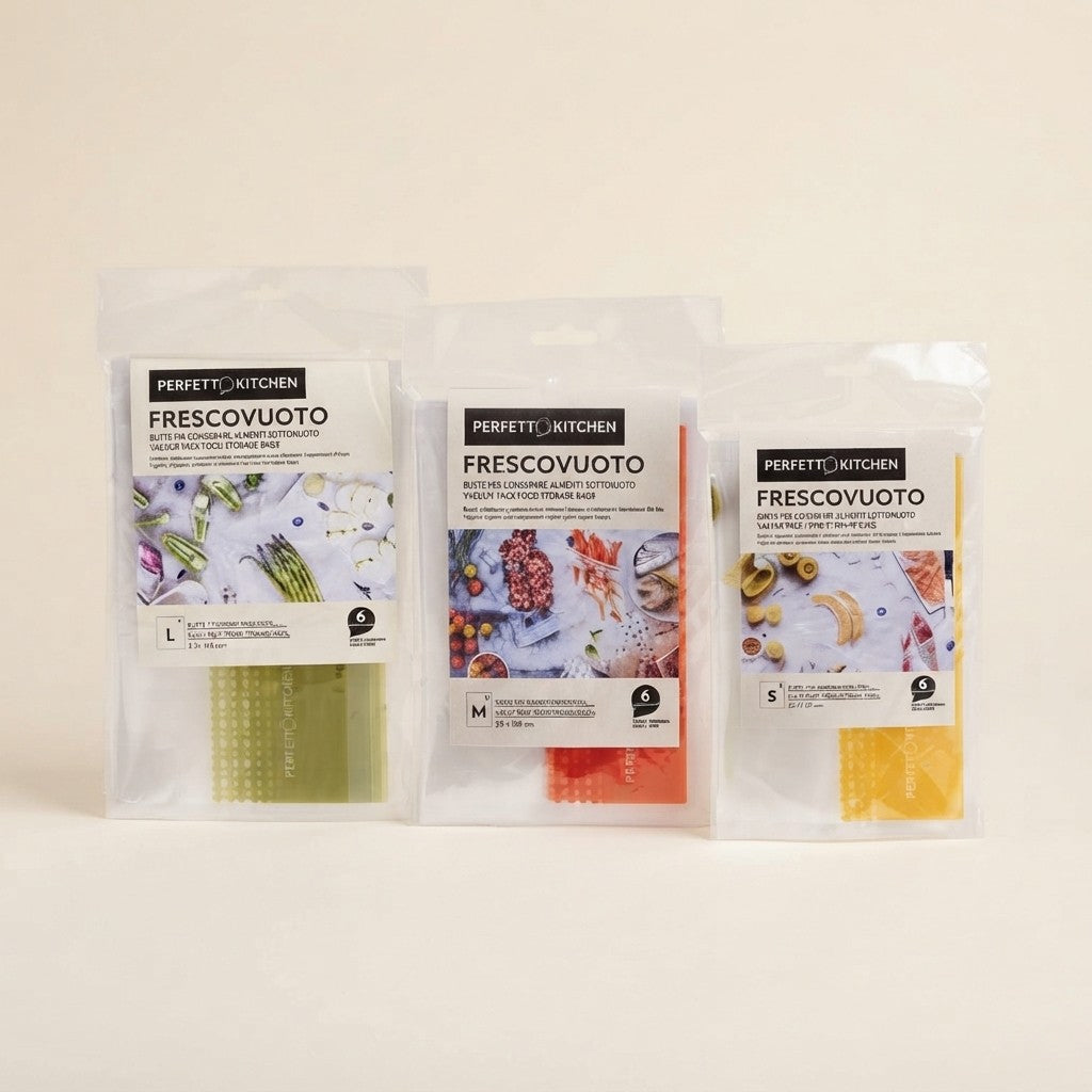 Set 18 Buste Sottovuoto Riutilizzabili Frescovuoto
