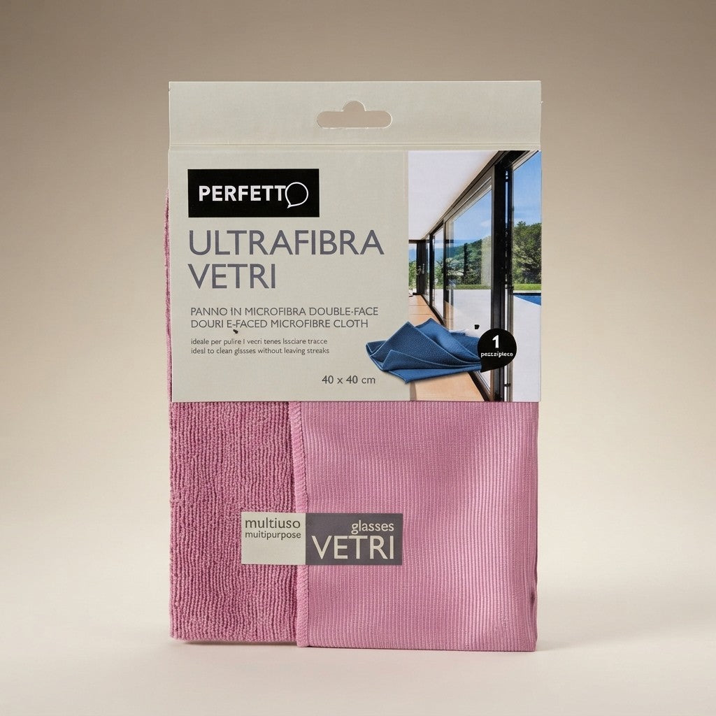 Ultrafiber Glass, Microfiber Cloth, Fabric, Air Force/Powder, 40x40x0.5 cm
