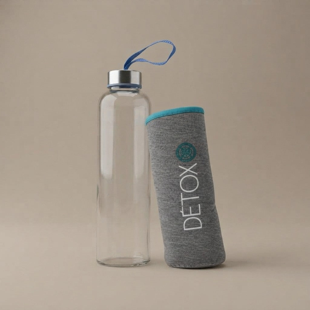 Borracce in Vetro 600ml con Custodia Termica Set 3 Pz