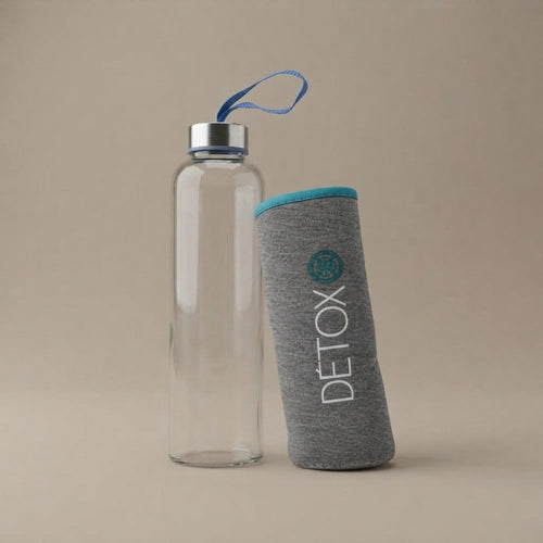 Borracce in Vetro 600ml con Custodia Termica Set 3 Pz