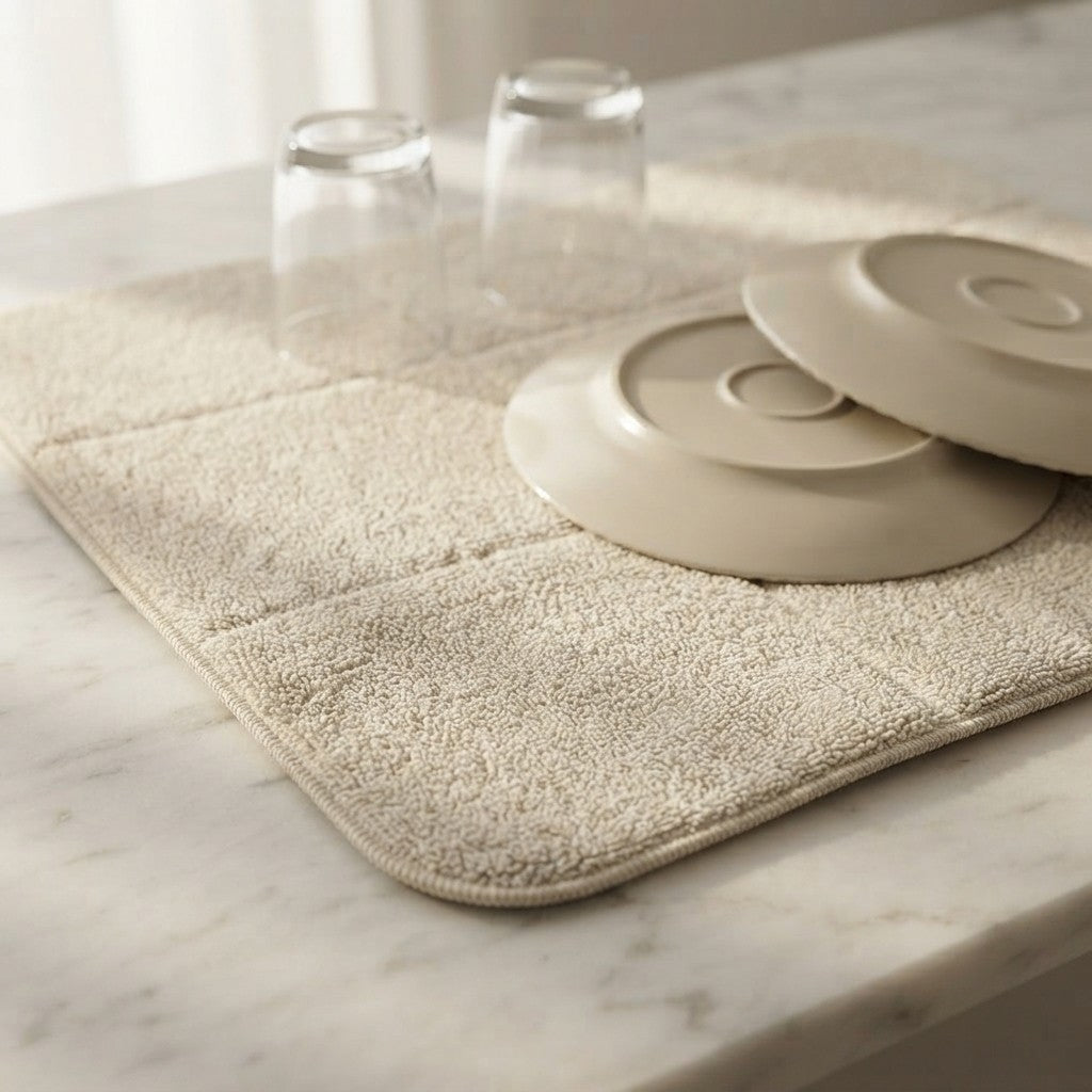 Tappetino Scolapiatti Microfibra 40x50cm | 2 Colori