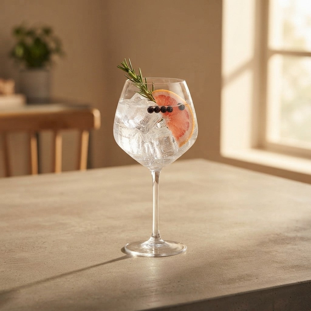 Set 4 Bicchieri Gin Tonic 730ml Copa Balloon Vetro Alpina