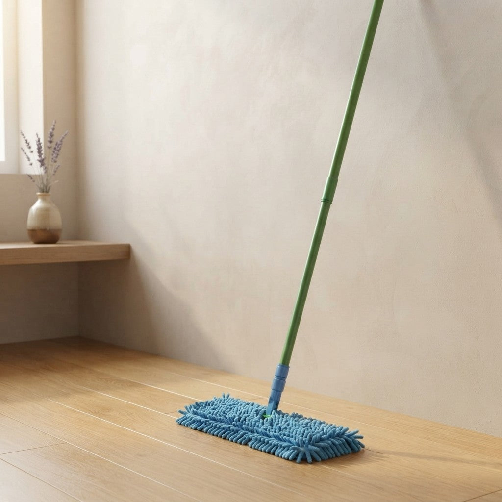 Scopa Mop Microfibra 45cm Telescopica + Ricambio