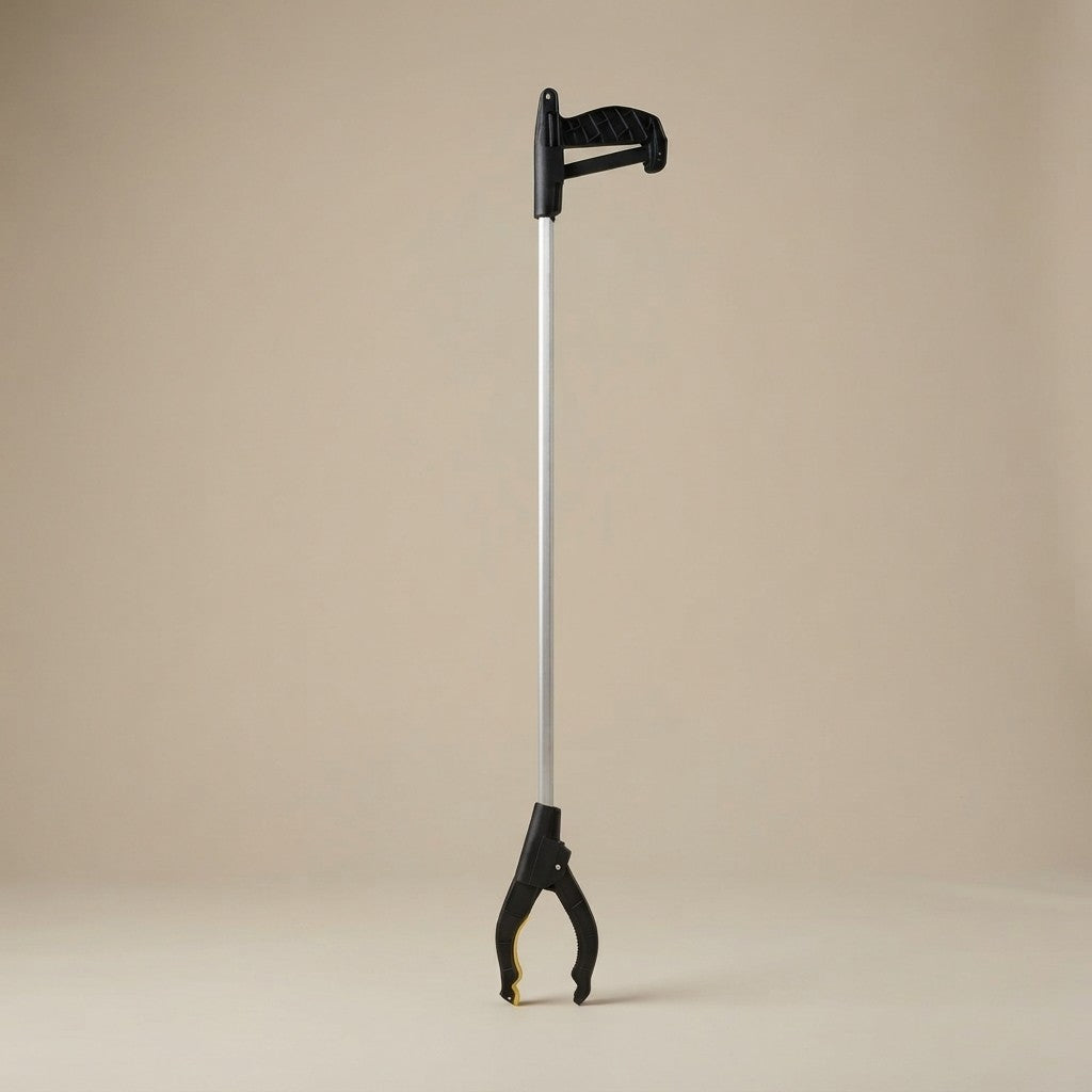 Pinza Prendi Oggetti 76cm in Ferro Verniciato - Braccio Estensibile con Gomma Antiscivolo