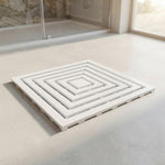 Pedane Doccia Antiscivolo 60x60 cm Bianche - Sicurezza e Comfort