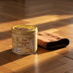 Kit Pulizia Parquet Professionale - Cera d'Api Novecento 500ml + Panno Microfibra 40x40cm