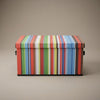 LOT DE 4 BOÎTES DE CONTENTION EN CARTON GAIN DE PLACE 50 X 40 X 25 CM POUR LINGE, OBJETS OU VÊTEMENTS