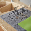 Set Cucina Premium con Salvafreschezza, Scolapiatti con griglia e Scolabottiglie