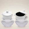 Set Tavola per 2 Persone in Ceramica con Mini Casseruole e Ciotole