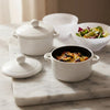 Set Tavola per 2 Persone in Ceramica con Mini Casseruole e Ciotole
