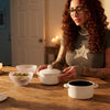 Set Tavola per 2 Persone in Ceramica con Mini Casseruole e Ciotole