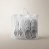 Rete Lavaggio Scarpe Lavatrice 2 Scomparti 32x29x12cm