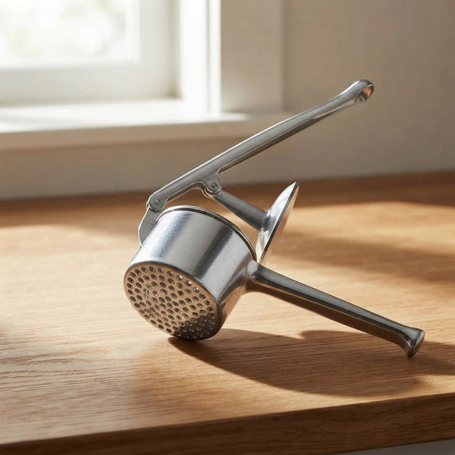 Stainless steel Passatelli press with 5 mm holes