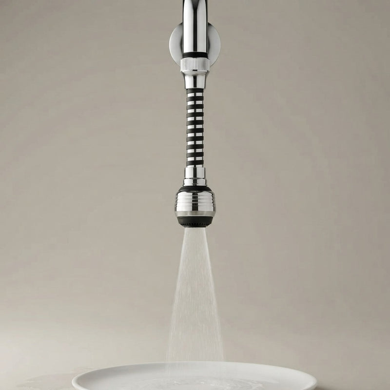 Rompigetto Lungo con Doccetta per Rubinetto 14 cm, Set 2 Pezzi