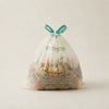 100 sacs poubelle biodégradables et compostables, dimensions : 53 x 60 cm, étanches aux liquides, avec poignées.