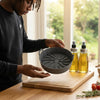 Kit Friggitrice ad Aria con 2 Dosatori Spray 350 ml e 2 Cestelli in Silicone Rotondo e Quadrato