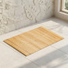 Tappetino Doccia in Bambù Antiscivolo 40x60 cm per il Bagno