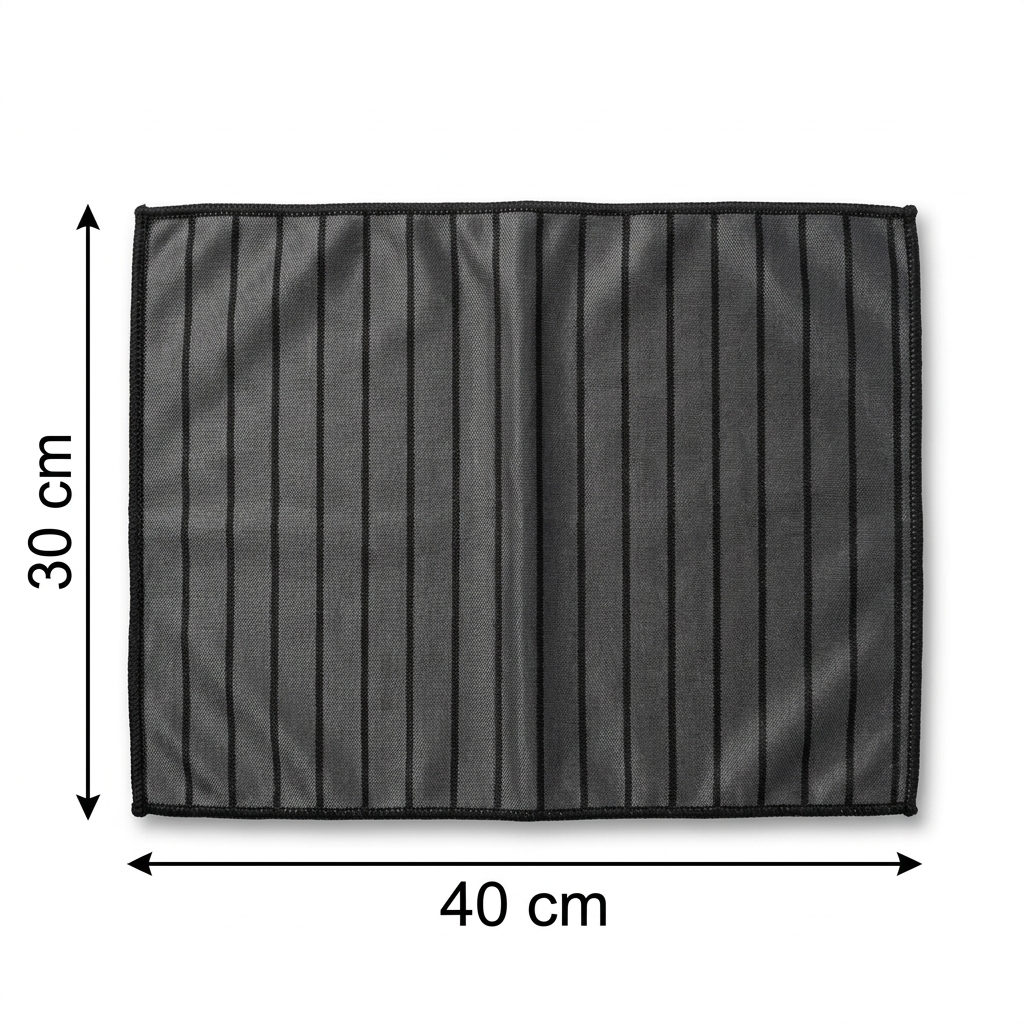 Panno aperto con frecce delle dimensioni 30 × 40 cm