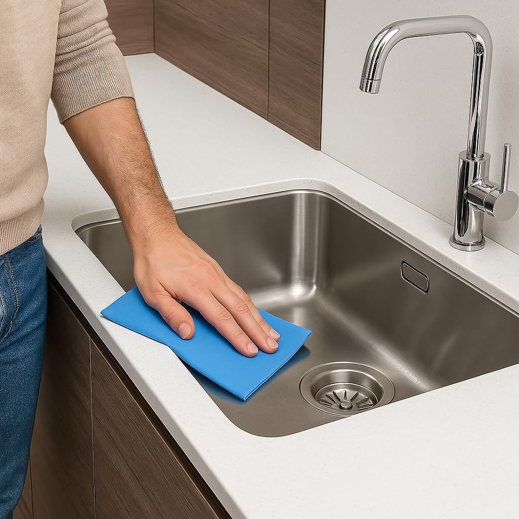 Keyclean Panno PVA Multiuso 30×40 cm – Set 12 Pezzi Ecologici
